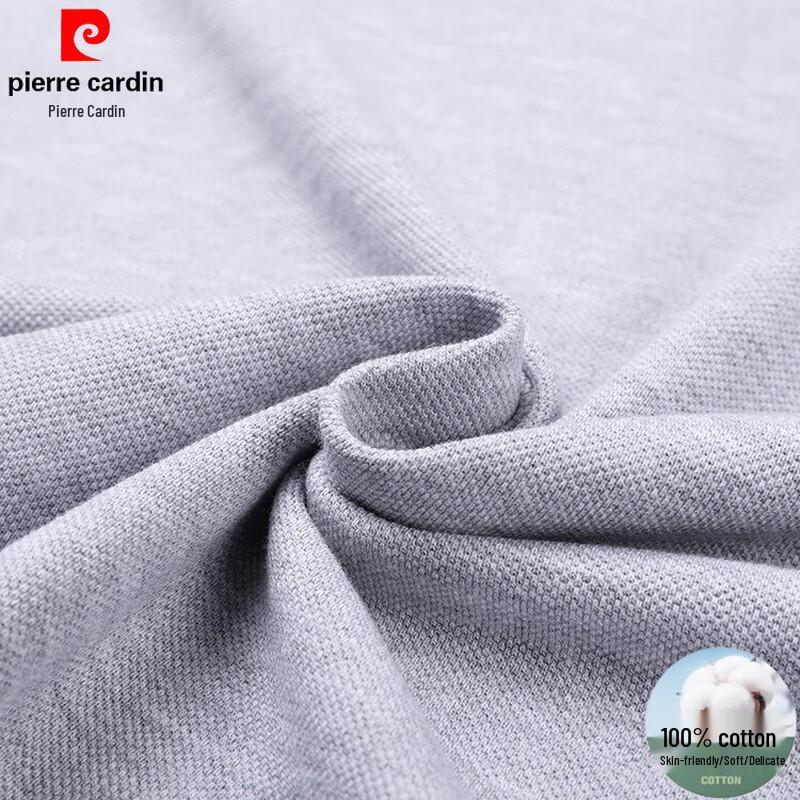 Pierre Cardin Мужская футболка-поло из чистого хлопка с коротким рукавом