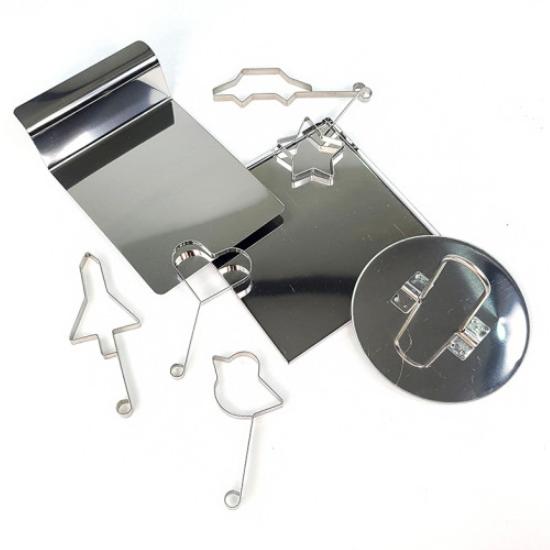 Netflix Squid Game Dalgona Set / Korean Sugar Candy Making Tools Dalgona Premium Set / Stainless Making Tools 9pcs