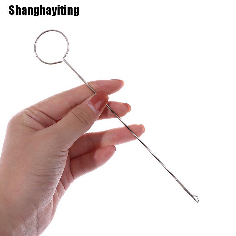 Stainless Steel Extra Long Crochet Hook Repair Stitch Loop Coupler