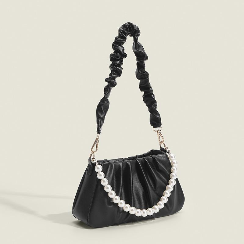Нишевые высококачественные сумки Pearl, модные женские сумки, повседневные и универсальные плиссированные сумки Cloud, сумки через плечо на одно плечо