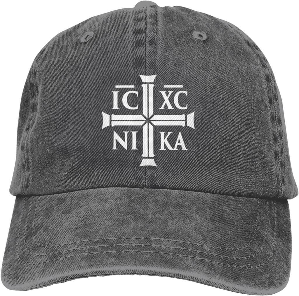 IC XC NIKA Восточно-православный Крест Христианская Бейсболка Регулируемая Хлопковая Кепка Папы Повседневная
