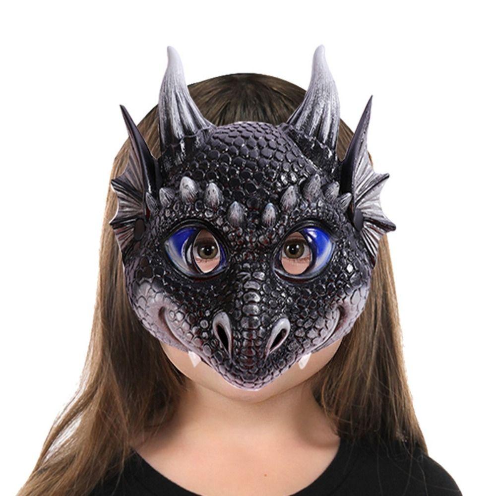Party Accessories Halloween Party Decoration Dragon Mask Cosplay Prop Masquerade Children Dino Mask
