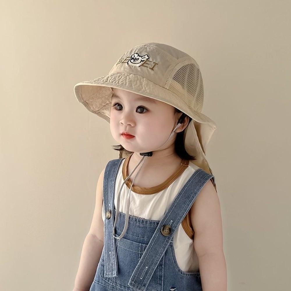 Quick Drying Fisherman Cap Wide Brim Children Mesh Cap New Sun Protection Cap for Summer