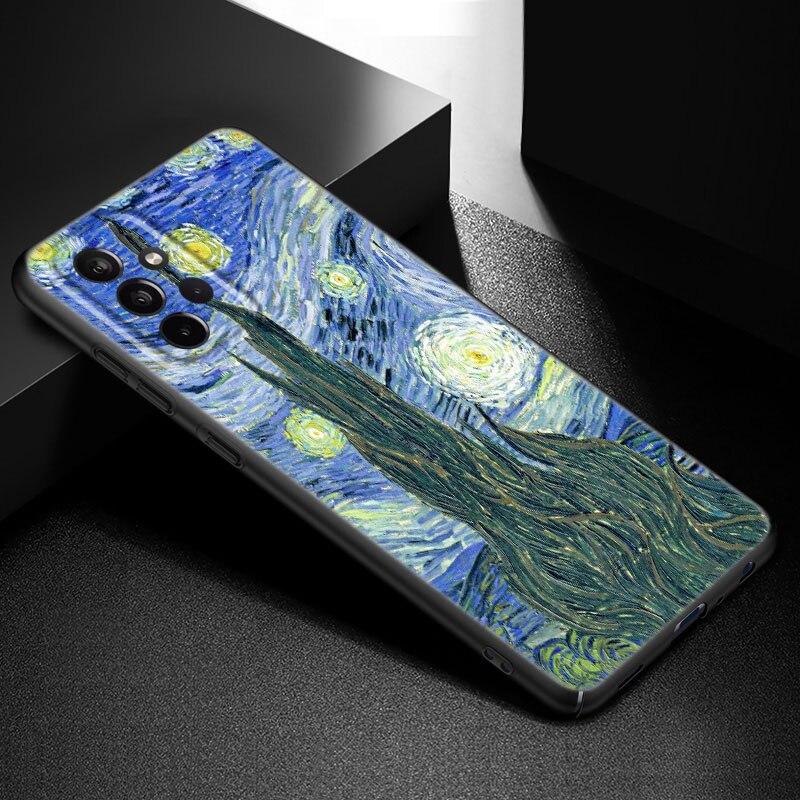 Чехол для телефона с масляной живописью Ван Гога для Samsung Galaxy A21 A30 A50 A52 S A13 A22 A32 A33 A53 A73 5G A11 A12 A31 A51 A70 A71 A72