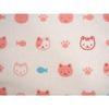 Kosugizen Weekly Face Towels, Happy, 7 Colors (7 Designs), 1 of Each, 34 X 80 Cm, Thin, Quick-Drying, Set of 7 (ZG-0202-7)