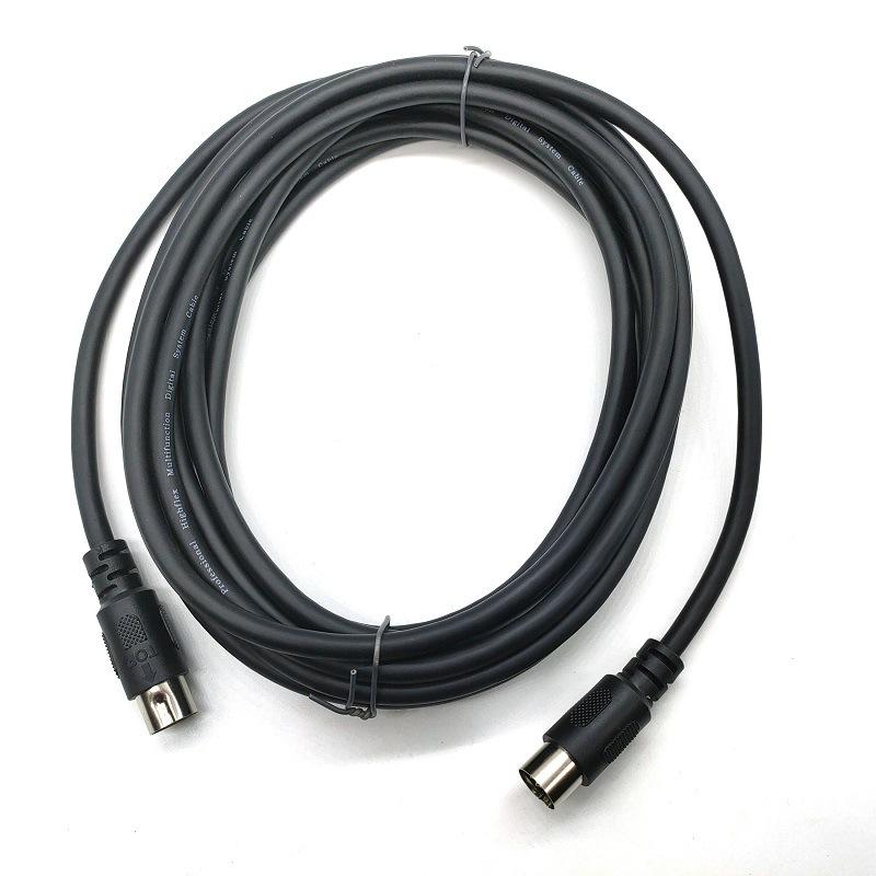 DIN8PIN Male To Male Компьютерный/медицинский аппарат Большой DIN Pass Edge 8PIN кабель