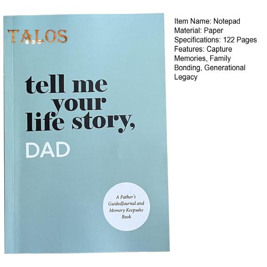 Расскажи мне историю своей жизни. Дневник папы. Книга-напоминание. Записи воспоминаний. Размышления. Мудрость.