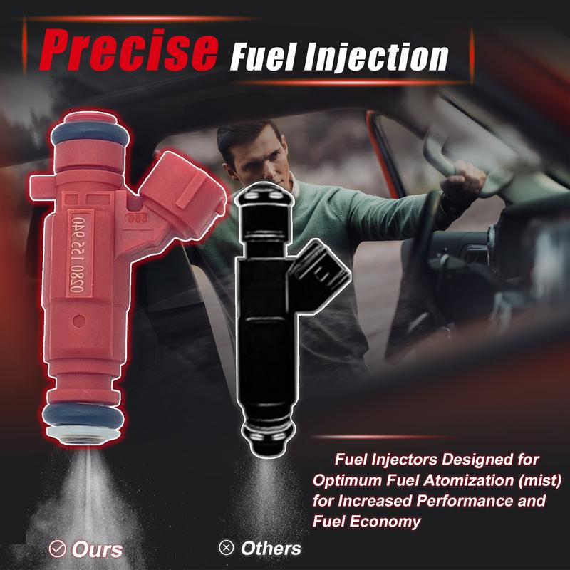 4 шт. Новые топливные форсунки для Nissan Almera Primera 1996-2008 166009F600 16600-9F600