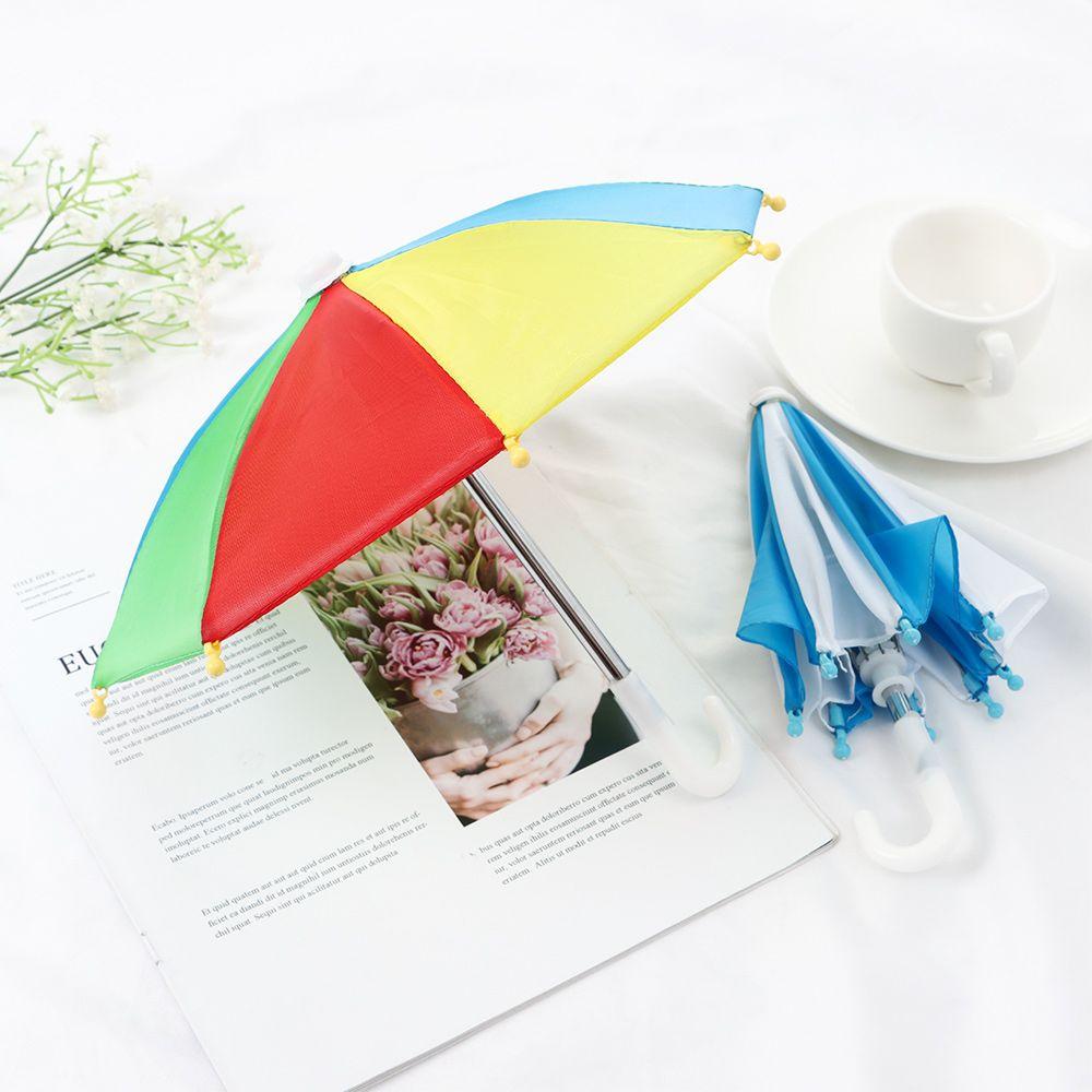 Supplies Toy Kids Colorful Doll Umbrella Color Matching Patch Mini Rain Gear Dollhouse Accessories
