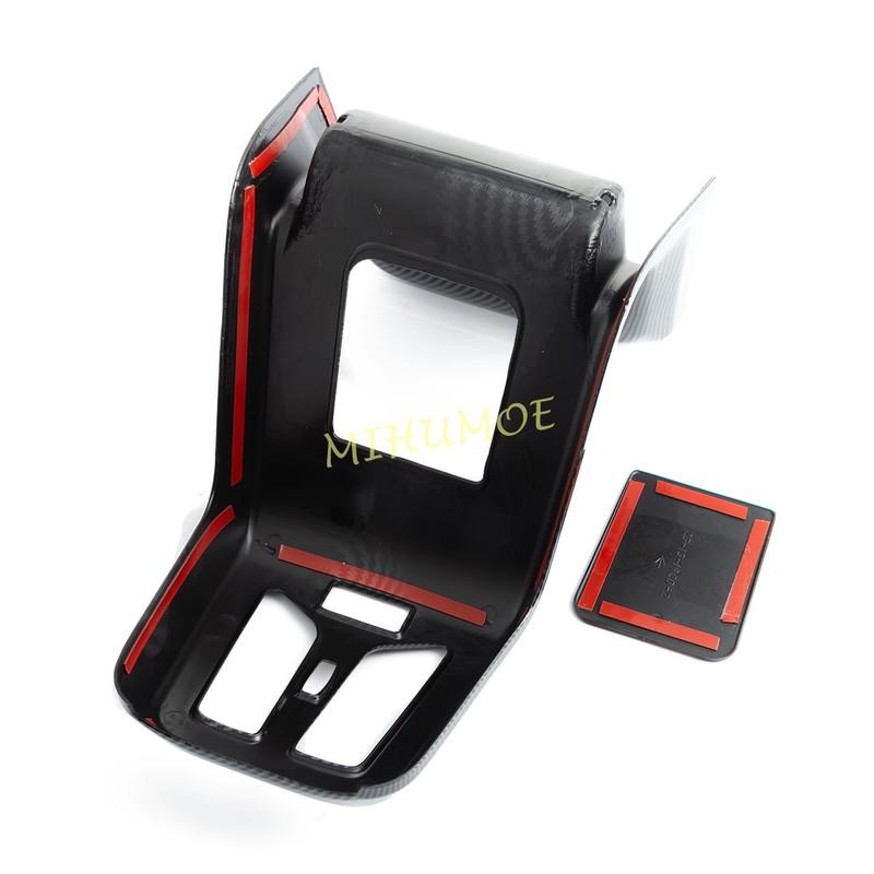 Для BMW X1 iX1 U11 X2 iX2 U10 2024 2025 Накладка на воздуховод подлокотника заднего сиденья из углеродного волокна + Декорация крышки порта для зарядки