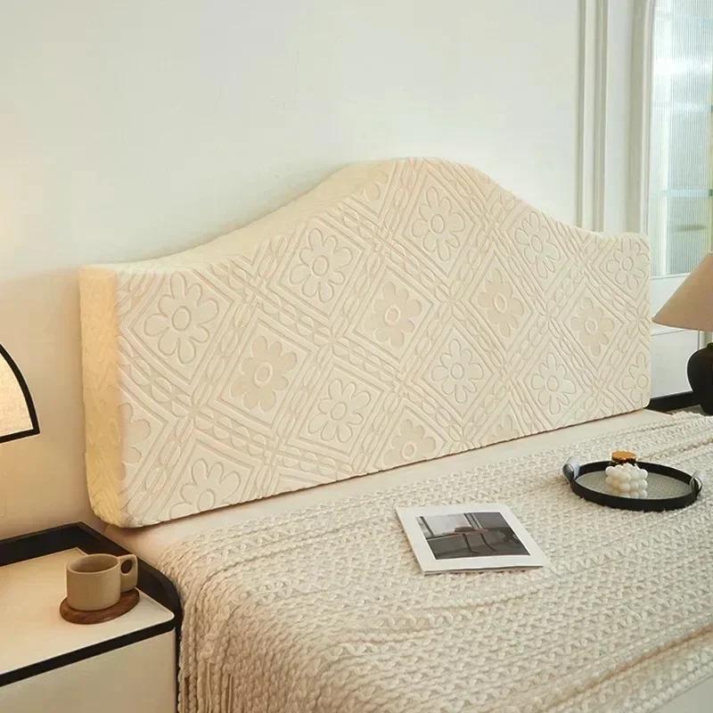 120/150/180/200/220 см Полный комплект изголовья кровати Однотонный защитный чехол для спинки кровати Пылезащитный чехол для изголовья Декор для спальни