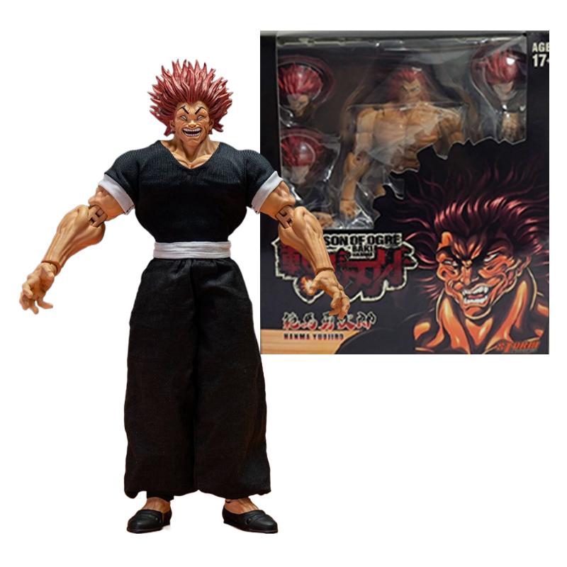 Storm Toys St 1/12 Ханма Юдзиро Баки Ханма Фигурка Действия Ko St Storm Toys Сын Огра Баки Ханма Модель Игрушки Подарки на День Рождения