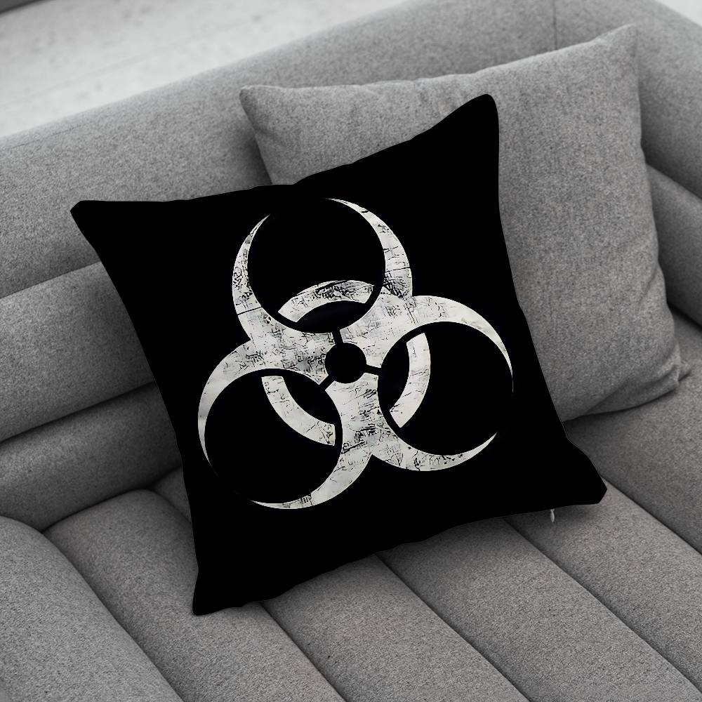 Umbrella Corporation Biohazard Ядерные креативные наволочки для декора интерьера офиса гостиной дома