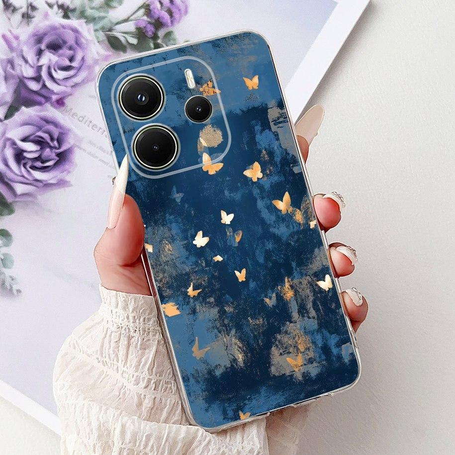 Силиконовый чехол для Xiaomi Redmi Note 14 4G EU 2025, чехол, крутой Лев Леопард Дракон Животные, мягкий тонкий чехол для Note14 4G EU, чехол