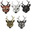 Show Anime Cosplay Pros Eye Mask Deer Head  Mask Halloween Mask Animal Mask Kabuki Kitsune Mask