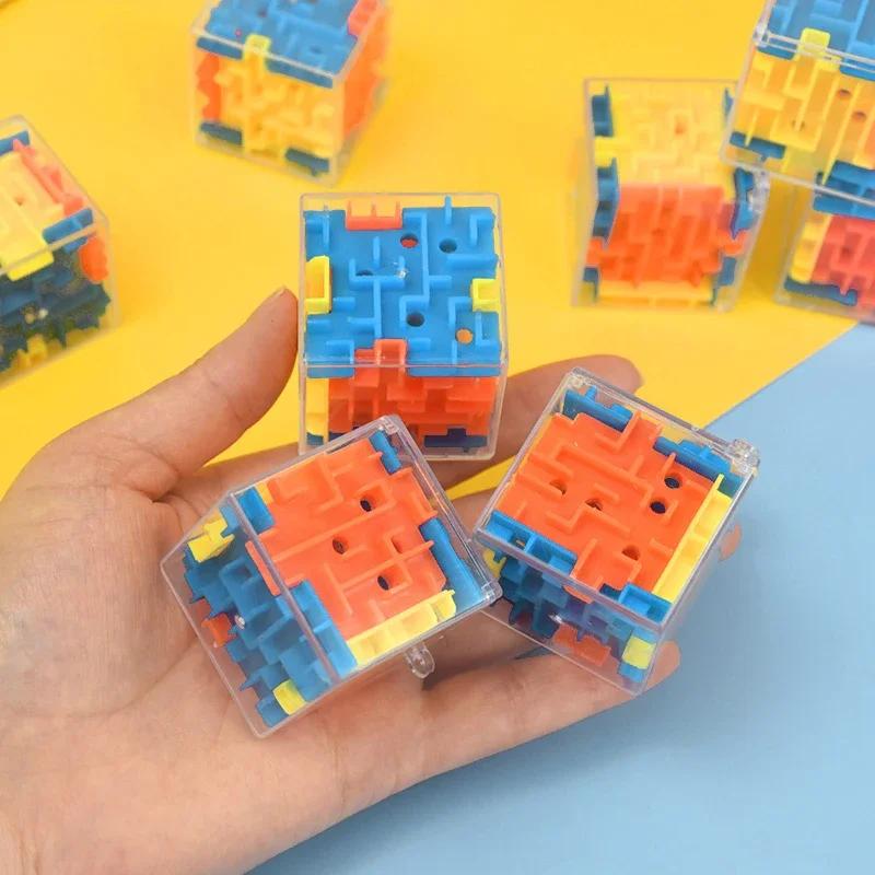 1-10 шт. 3D куб лабиринт с перекатывающимися шариками развивающие игрушки подарки на день рождения для детей мешок для пиньяты наполнитель рождественские подарки для гостей свадьбы