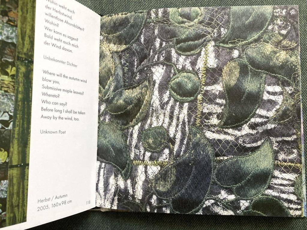 [USED] Textile art collection Nature Plants Books