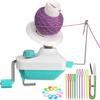 BUDDUR Manual Yarn Winder Kit With Scissor And Plastic Needles For Cotton Yarn Thread Balls Making DIY Handmade Craft Set