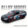 1:32 Scale M4 300SL Track Version Car Model Toy Metal Diecast Music Light Pull Back Miniature Vehicle Models Kids Metal Ornament