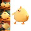 Милая плюшевая игрушка в виде жёлтого цыплёнка для детей и взрослых. Мягкая и приятная на ощупь набивная игрушка.