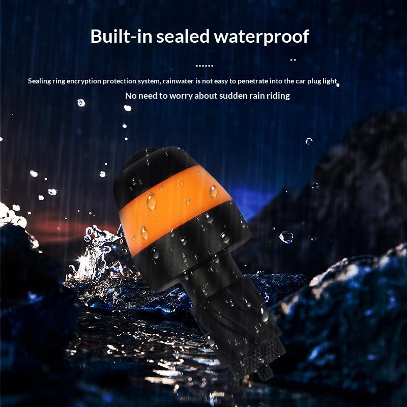2PCS Handlebar Bike Light Waterproof Turn Signal for Enhanced Night Visibility