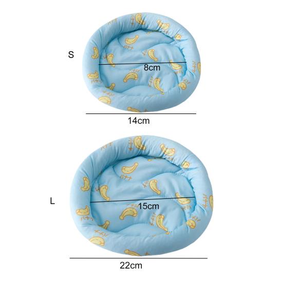 Охлаждающее гнездо для хомяка, дышащее, поглощающее тепло тела, воздухопроницаемое, мягкое, прохладное гнездо для маленьких животных, для дома