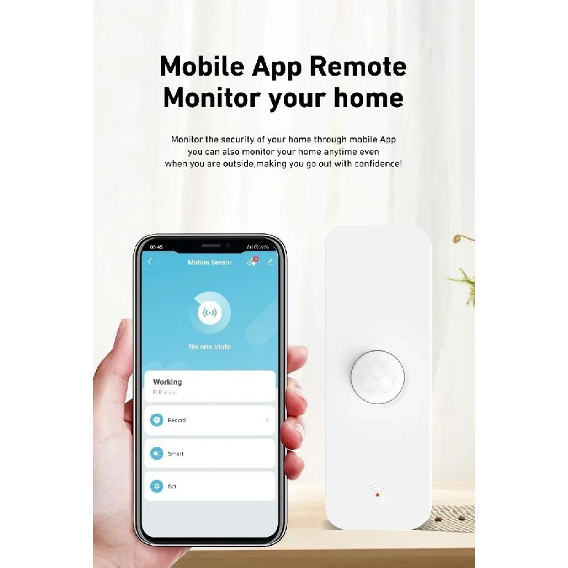 Tuya WiFi Zigbee PIR Датчик движения Умный дом Инфракрасный детектор движения человека Безопасность Умная жизнь Работает с Alexa Google Home