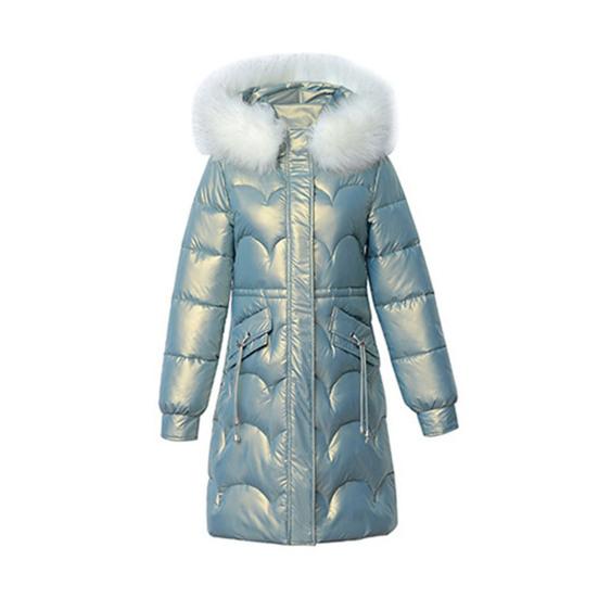 Женское зимнее хлопковое пальто с утолщенным мягким капюшоном из искусственного меха, гладкое, облегающее, с сохранением тепла, ветрозащитное, средней длины с капюшоном, с длинным рукавом, на молнии