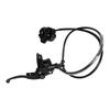 Left Hand Rear Hydraulic Brake Assembly Kit With Master Cylinder Lever Hose Caliper For 50cc 70cc 110cc 125cc 250cc For ATV