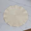 6 Pcs Round Braided Placemats, Washable Heat Resistant Table Mats Non-Slip for Party Wedding Thanksgiving Christmas Table Decor