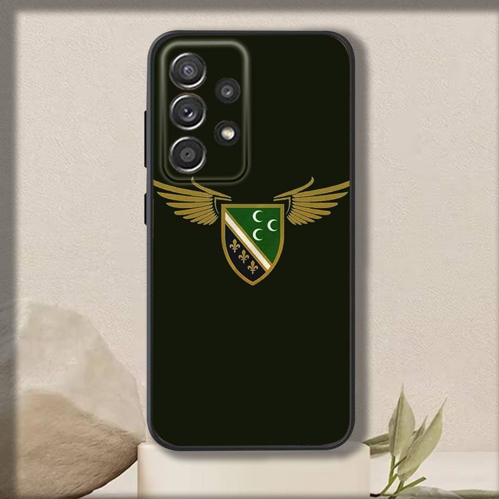 S-Sandzaks Flag Phone Case For Samsung S 25,24,23,22,30,21,10,9,Ultra,Plus,Lite,FE,4,5 G Soft Black Case