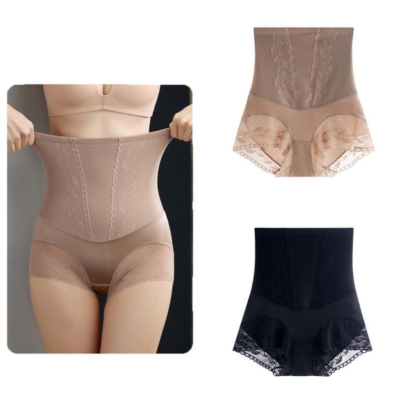 Женские сетчатые трусики с высокой талией и контролем живота