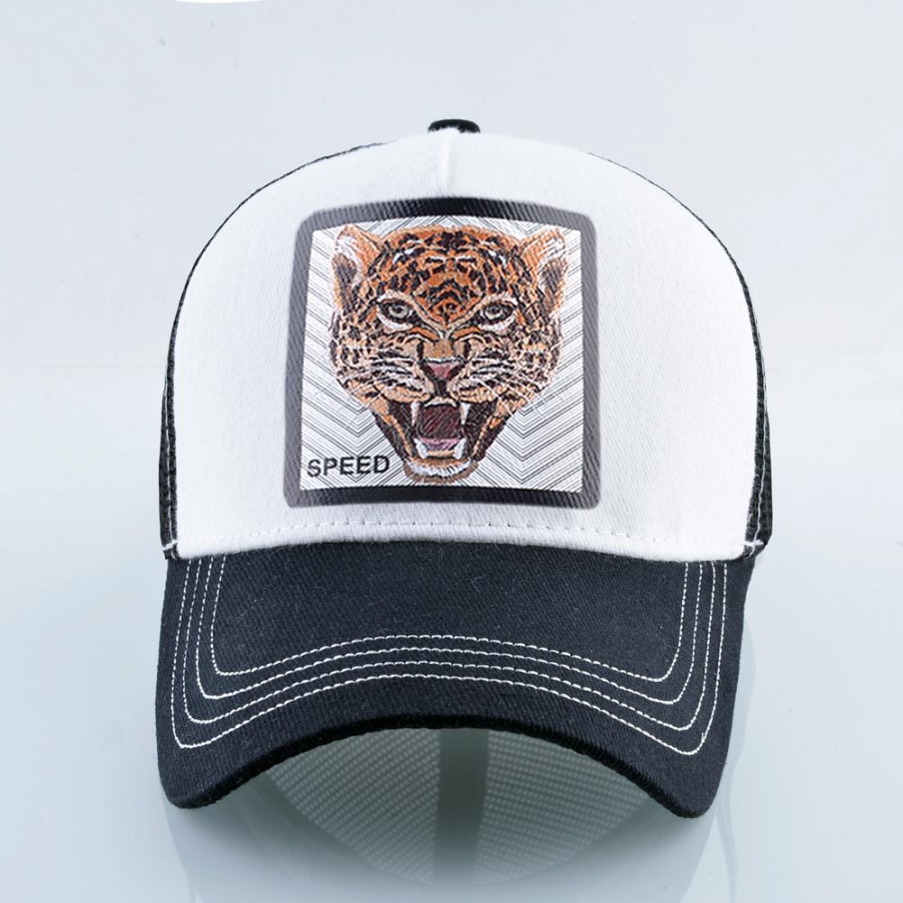 Бейсбольная кепка для мужчин, летние сетчатые шляпы Snapback для женщин, кепка с леопардовым принтом в стиле хип-хоп