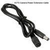 3M 5M DC 12V профессиональный черный высококачественный адаптер для камеры видеонаблюдения для домашней безопасности удлинительный кабель питания