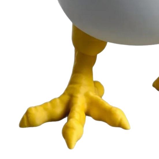 Фарфоровый держатель в виде куриной лапки, 3D-печатная белая статуэтка в виде куриных лапок, скульптура для домашнего офиса, книжной полки, украшения для рабочего стола, орнамент