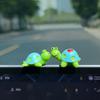 4 шт. Украшения для приборной панели автомобиля в виде черепахи, украшения из смолы в виде мини-черепахи, водонепроницаемая мультяшная фигурка черепахи для салона автомобиля, экрана автомобиля, домашнего офиса, декора