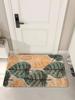 Upgraded Material Leaves Welcome Door Mat Living Room Bedroom Kitchen Bathroom Thickened Durable Carpet Rug Home Decor
