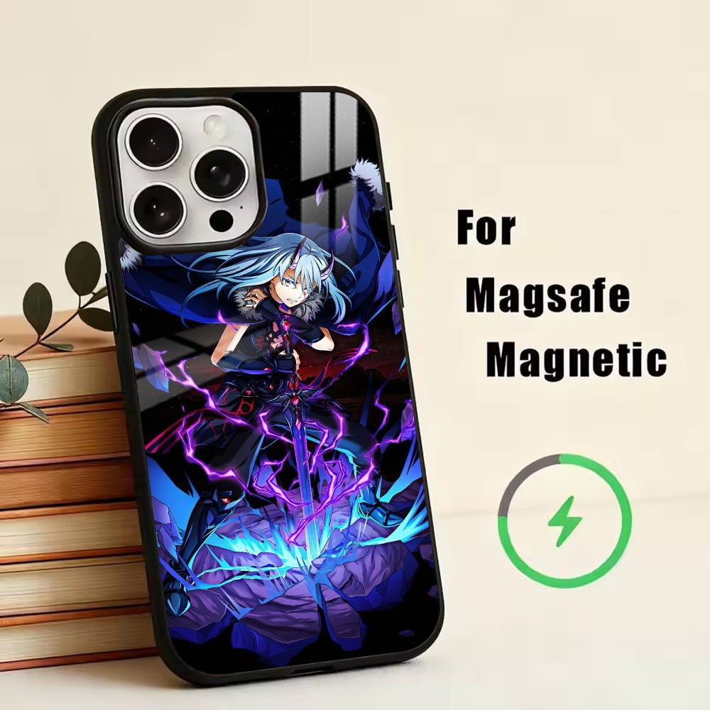 Чехол для телефона Tensei Rimuru Tempest для iPhone 17, 16, 15, 14, 13, 12, 11 Plus, Pro, магнитный с Magsafe, для беспроводной зарядки