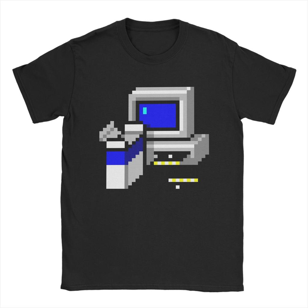 Лето 2025 Установите Windows 95 Сейчас 100% Хлопок Печатная Футболка для Мужчин Хиппи Короткий Рукав Y2K Ретро Одежда Дышащая