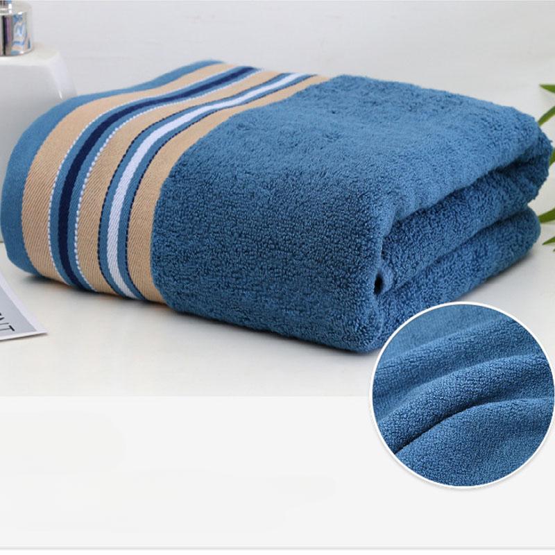 Solid Color Pure Cotton Bath Towel, Household Thickened Absorbent Bath Towel, Towel
