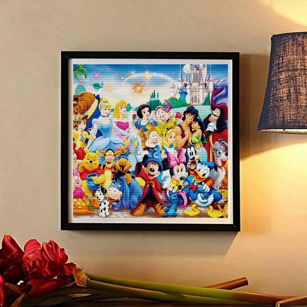 DIY Diamond Painting Round Diamond Disney Story Full Diamond Mosaic Home Decoration Painting Cross Stitch Kit