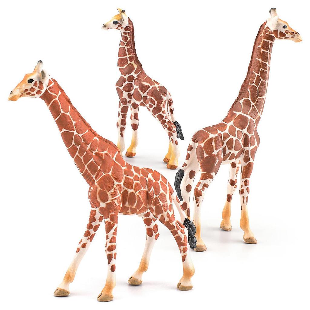 Cross-border Forest Animal Giraffe Model Desktop Decoration - Male & Female Static Ornaments & Toys