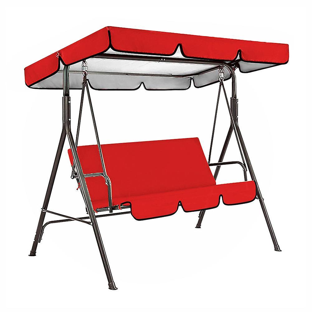 2 Piece Patios Swing Canopys Replacement Set Dustproof Sunshade Awning Cover for Balcony Seats Furniture