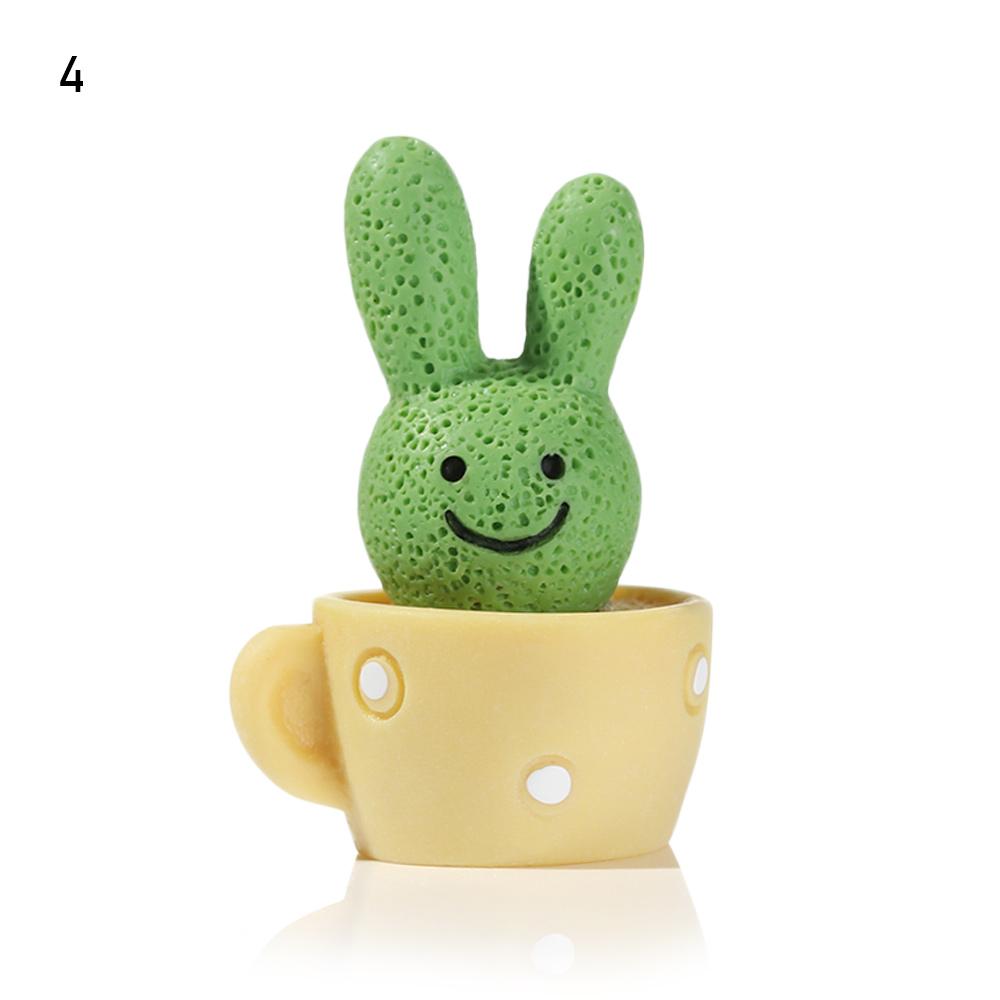 Fairy Garden Cactus Miniatures Cactus Flower Figurines Micro Ornaments Micro Landscape Figurine