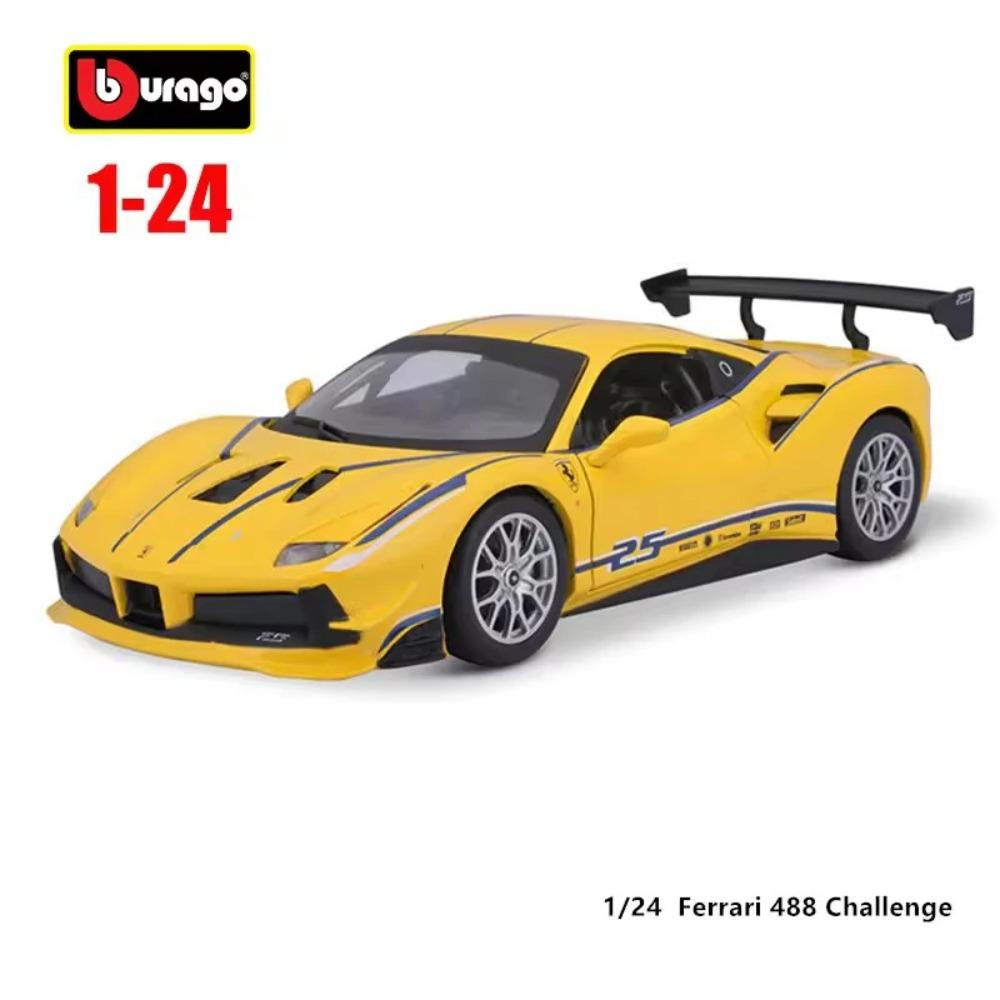Ббураго 1:24 Ferrari 499P #83#51 330 488 250 FXXK 458 Автомобиль из сплава Модель автомобиля Игрушка Коллекция Подарок Множество стилей на выбор