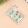 Coin Dispenser Keychain Transparent Coin Collection Purse Wallet Portable Japan Coin Holder Coin Changer Holder Coin Organizer