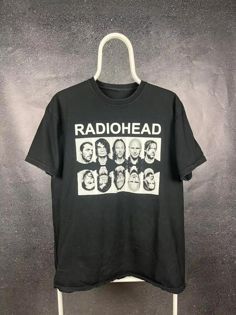New Cotton Print Casual RADIOHEAD THE BENDS Vintage Unisexs Women Tshirt Casual Round Neck Loose Oversize Tshirt