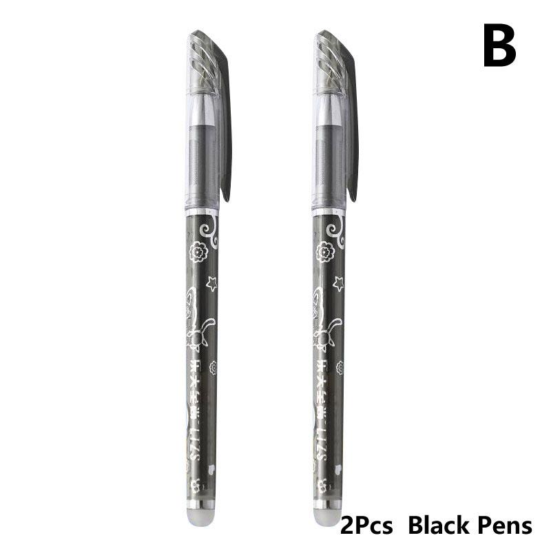 0,5 мм сине-черные канцелярские принадлежности 20 шт. моющийся ластик для школьных офисных ручек сменные стержни для стираемых ручек набор