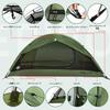Палатка-купол для соло-кемпинга UnderwoodAggregator для одного человека Двойная Водонепроницаемая Альпинистская Сумка для хранения Туристическая 3 Палатка для 1 Человека Кемпинг при стихийных бедствиях