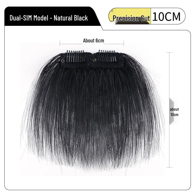 Unisex Hairline Toupee Stickers: Full Hair Toupee, Sideburns Replacement, Forehead Coverage, M-Shaped Hairline Coverage.